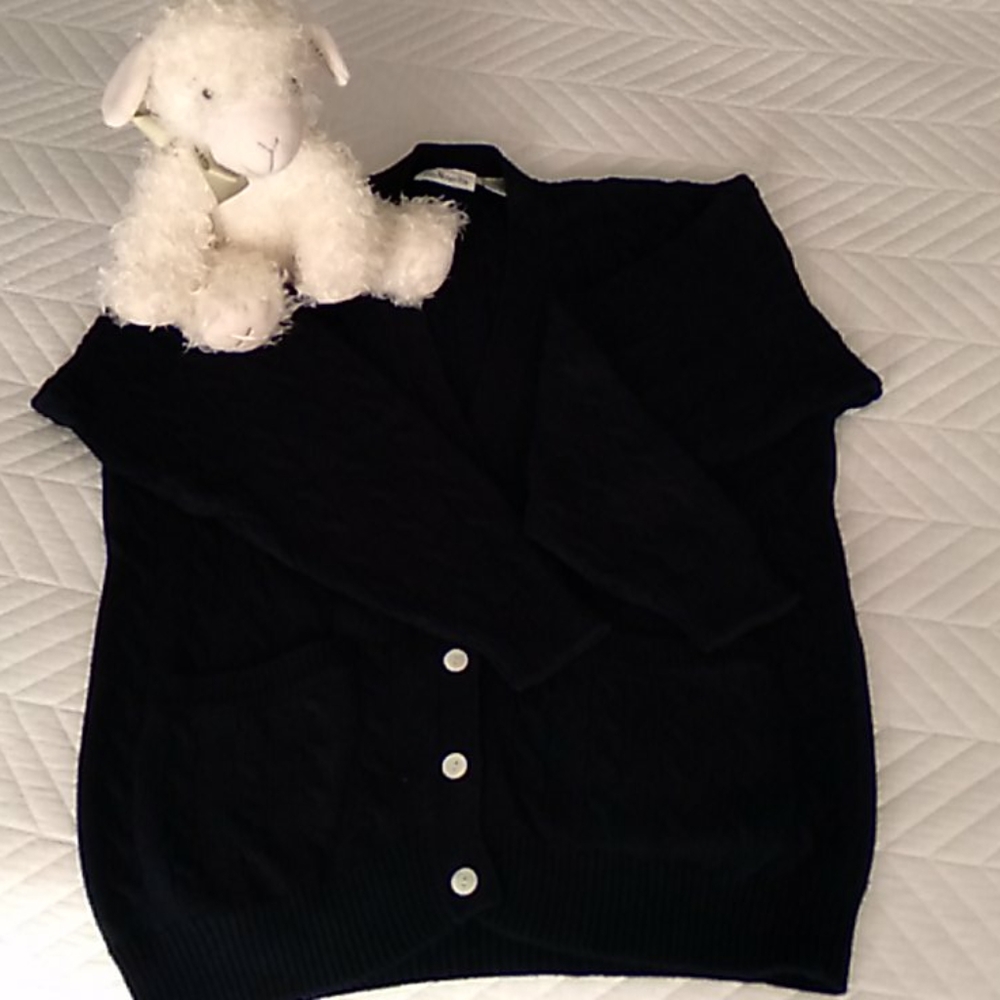 LABOR DAY SALE!  EACH ITEM IS $8.00!TALBOTS NAVY BLUE CARDIGAN